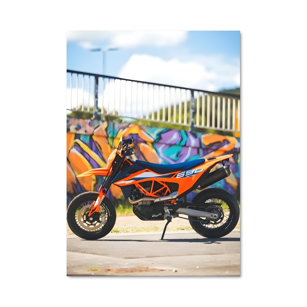 Poster Graffiti Rider – affiche KTM Moto